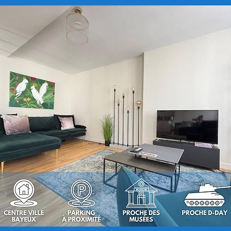 Bajocasse Apt Duplex Spacieux 3 Ch 2 Sdb Cosy Plein Centre Bayeux Decoration Elegante Proche Plages Du Debarquement Экстерьер фото